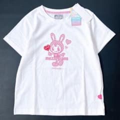 【新品タグ付】メゾピアノ　ベリエちゃん　ラメプリント　Tシャツ　半袖　ルミネ新宿 新品タグ付】メゾピアノ ベリエちゃん ラメプリント Tシャツ 半袖
