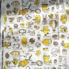 ノラネコぐんだん コットン生地 はぎれ　入園　入学のサムネイル