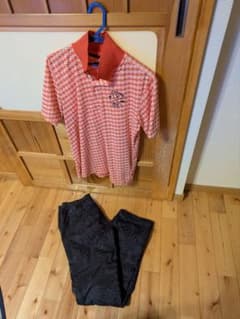 muta MARINE ムータマリン ロゴ刺繍 ストライプ柄 ゴルフ パンツ