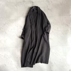 定価4万✨】Deuxieme Classe スムースニットガウンコート チョコ
