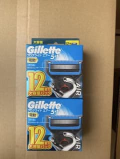 Gillette プログライド エアー 5+1 替刃 12個入 2箱セット - メルカリ