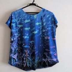 グラニフ Tシャツ 半袖 フリーサイズ graniph 海の中のサムネイル