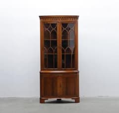 英国 イギリス リプロダックス クラシカル コーナーキャビネット飾り棚