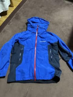 mont-bell ドロワットパーカ XL スノボウェア 登山 ゴアテックス モンベル ドロワッドパーカ メンズ L 青 ゴアテックス 登山 スノボ