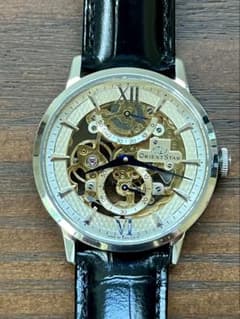 希少 ORIENT STAR 機械式腕時計 スケルトン 日本製 WZ0041DX 希少 ORIENT STAR 機械式腕時計 スケルトン 日本製 WZ0041DX