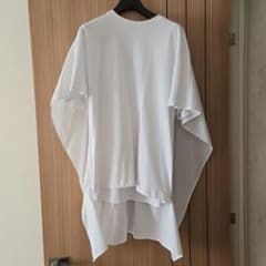 ZARA ポンチョ風デザインシャツ ホワイト Mのサムネイル