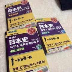 金谷の日本史「なぜ」と「流れ」がわかる本【改訂版】3冊セット CD付きのサムネイル