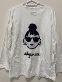 【手洗いOK・綿100％・ＨＡＰＰＹ　ＦＡＣＥ】エマちゃんプリントロングTシャツのサムネイル