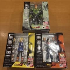 ドラゴンボール S.H.フィギュアーツ 人造人間16号＆17号＆18号 未使用 