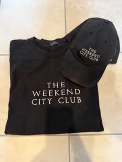 THE WEEKEND CITY CLUB Tシャツ キャップ セット　ブラックのサムネイル