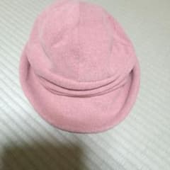 ピンク ウール ニュースボーイキャップのサムネイル