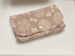 ハンドメイド マルチケース 花柄 くすみピンクのサムネイル