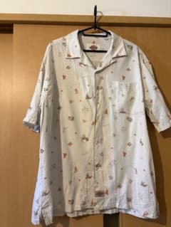 Levi's リーバイス 半袖 総柄シャツ ホワイト Lのサムネイル