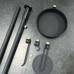 美品】DRAW A LINE ブラック セット 突っ張り棒 トレイ フック - メルカリ