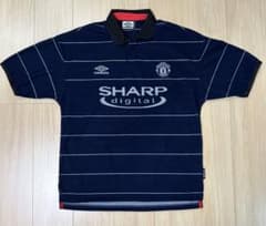 美品】マンチェスター・ユナイテッド 99-00 アウェイ #7 ベッカム M