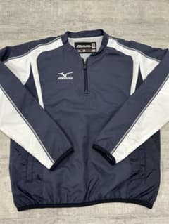 MIZUNO 少年野球 Vジャン 140cm ネイビー ホワイト シャカシャカのサムネイル