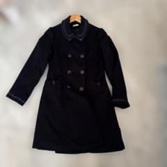 axes femme ネイビー ロングコート Mサイズのサムネイル