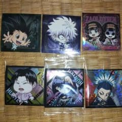 マ*ル様 ハンター×ハンター にふぉるめーしょん　ウエハースシール　6種のサムネイル