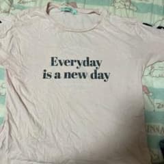 Lindsay ロゴプリント 半袖Tシャツ ピンク 150のサムネイル