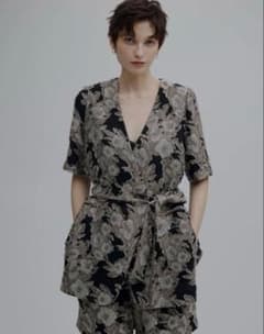 ameri CUT JACQUARD JACKET SET UPのサムネイル