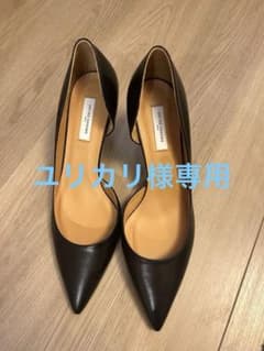 ユナイテッドアローズ 黒 ポインテッドトゥパンプス 7cmヒール - メルカリ