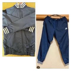 adidas ジャージ上下セット　ネイビーのサムネイル