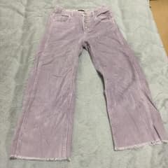 コーデュロイ ワイドパンツ ラベンダー キッズのサムネイル