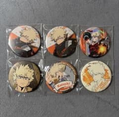 僕のヒーローアカデミア 爆豪勝己 缶バッジ 6点セットのサムネイル