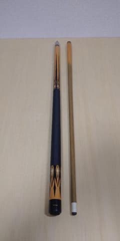 【19.5oz】ADAM-style Quantum billiard cue, 18 threads, 4-point transfer print.