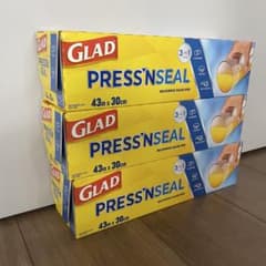 ◾️新品／コストコプレスンシールGLAD PRESS'N SEAL 3本セットのサムネイル