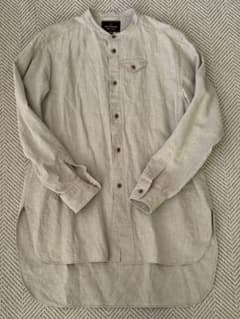 ナイジェルケーボン オックスドシルバー アーキテクトシャツ 100