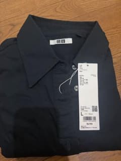 UNIQLO U シャツワンピース 長袖 68 Blue Lのサムネイル