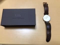 Daniel Wellington 36MM 0511DW こげ茶ベルト 箱付きのサムネイル