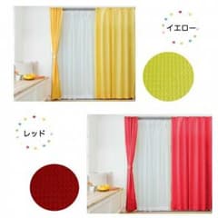 大人気！！！可愛いワッフル生地のカーテン（全6色）☆彡.。のサムネイル