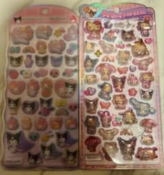 【正規品】うるちゅるサンリオ日焼け　コットンパフィー　2種セット 【最安値】のサムネイル