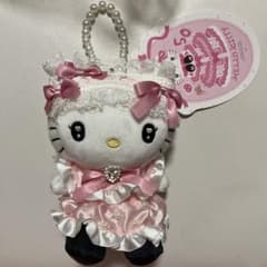 ハローキティ　粧美堂　マスコットチャーム　ピンクキルト　ロリータのサムネイル