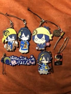 刀剣乱舞　三日月宗近　ラバスト5種＋おまけセットのサムネイル
