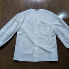 S Max Mara ホワイト Vネック シャツ 長袖のサムネイル