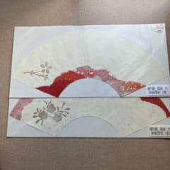 ち*る様 破り継 扇面 大 砂絵型打 2枚セット 日本画用品のサムネイル