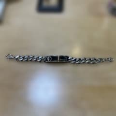 ナ*メ様 POLICE シルバーチェーンブレスレットのサムネイル