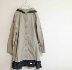 ☆★まー様専用★☆　　レインコート　フード付き　ベージュのサムネイル