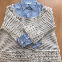 さおりさん専用 春ニット ブラウスのサムネイル