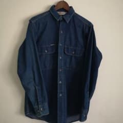 80s-90s Carhartt 三角タグ デニムシャツ ヴィンテージ　古着のサムネイル