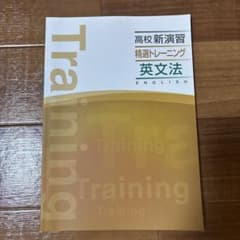 高校新演習 精選トレーニング 英文法のサムネイル