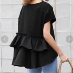 バックフリル　Tシャツ　カットソーのサムネイル