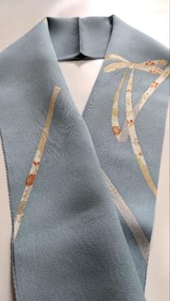 新品　友禅半衿　正絹　桜のサムネイル