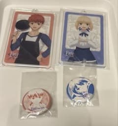 士郎＆セイバー　缶バッジセット Fate HF ufotable セイバー 衛宮士郎 アクキー 缶バッジ セット - メルカリ