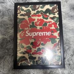 Supreme A BATHING APE カモフラ柄 ポスター 額縁付き