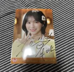 野口衣織 生写真 ヨリ 直筆 サイン 木漏れ日メゾフォルテ イコラブ