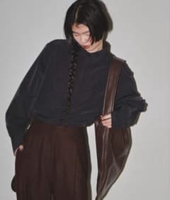 TODAYFUL Asymmetry Pocket Shirts ブラックのサムネイル